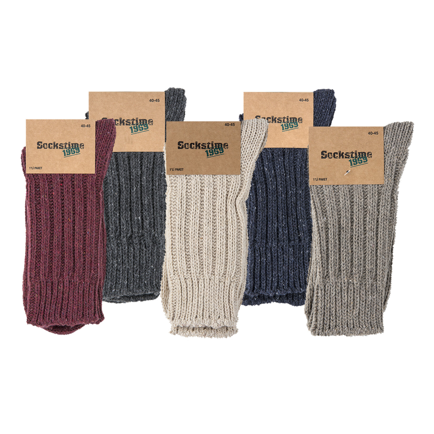 Sockstime Erkek Boot Çorap 40-45