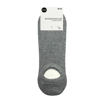 Sookswear Desenli Kapalı Çarık Kadın Çorap 2'li 36/40