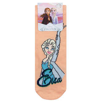 Frozen Kız Çocuk Soket Çorap Pembe