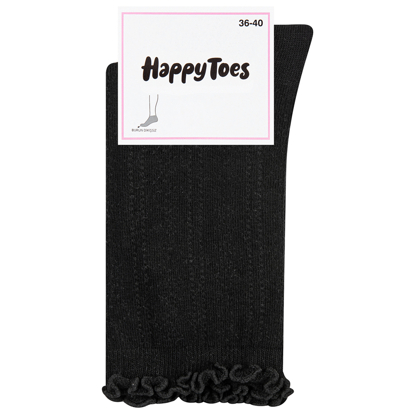 Happy Toes Kadın Fırfırlı Çorap 36-40 - Görsel 1