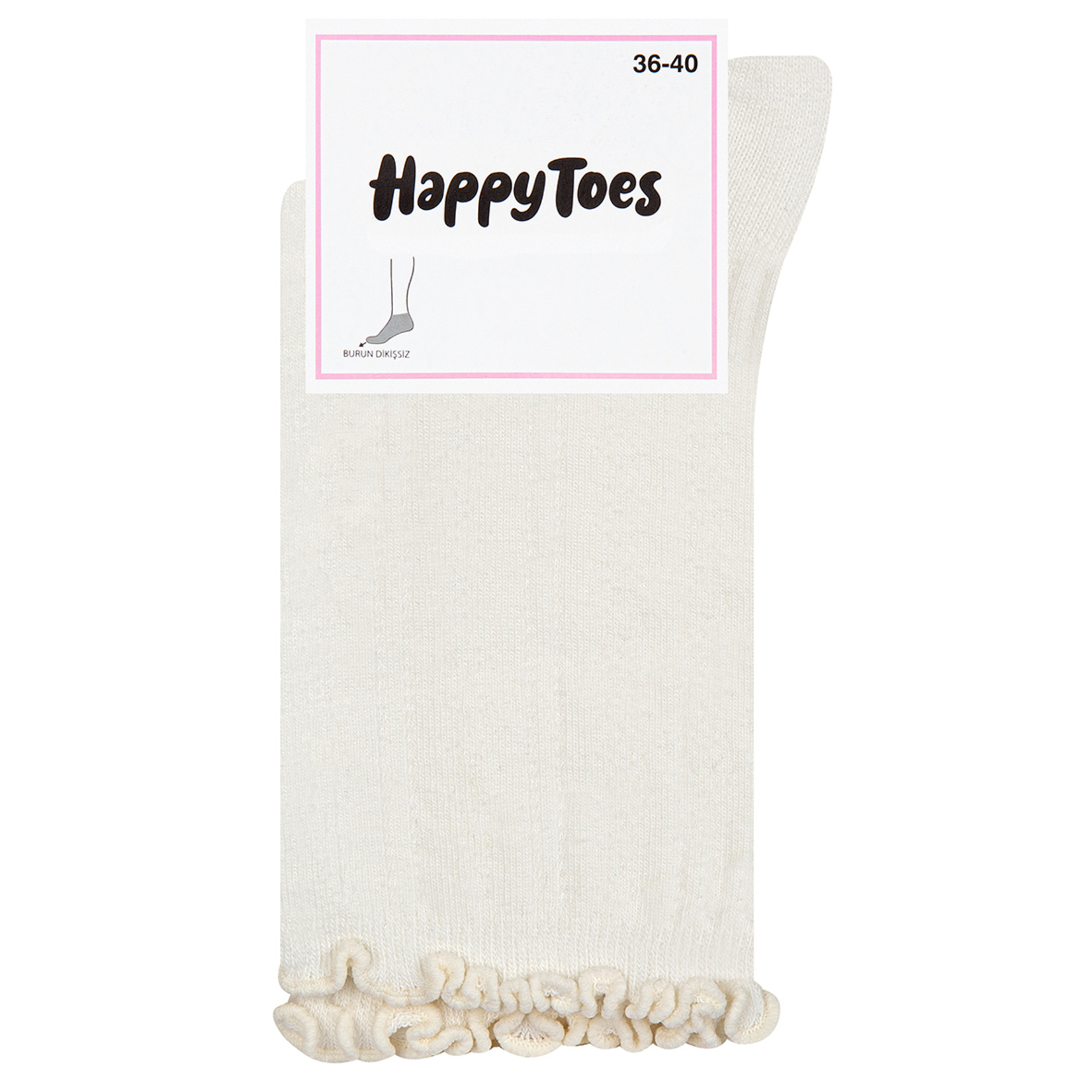 Happy Toes Kadın Fırfırlı Çorap 36-40 - Görsel 2