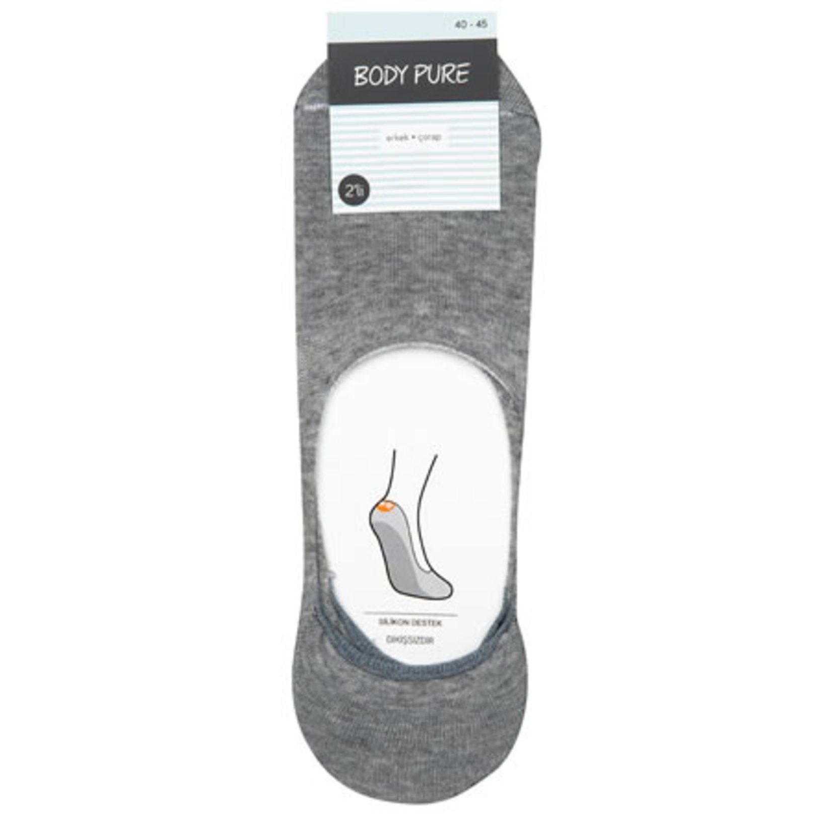 Body Pure 2'li Suba Erkek Çorabı