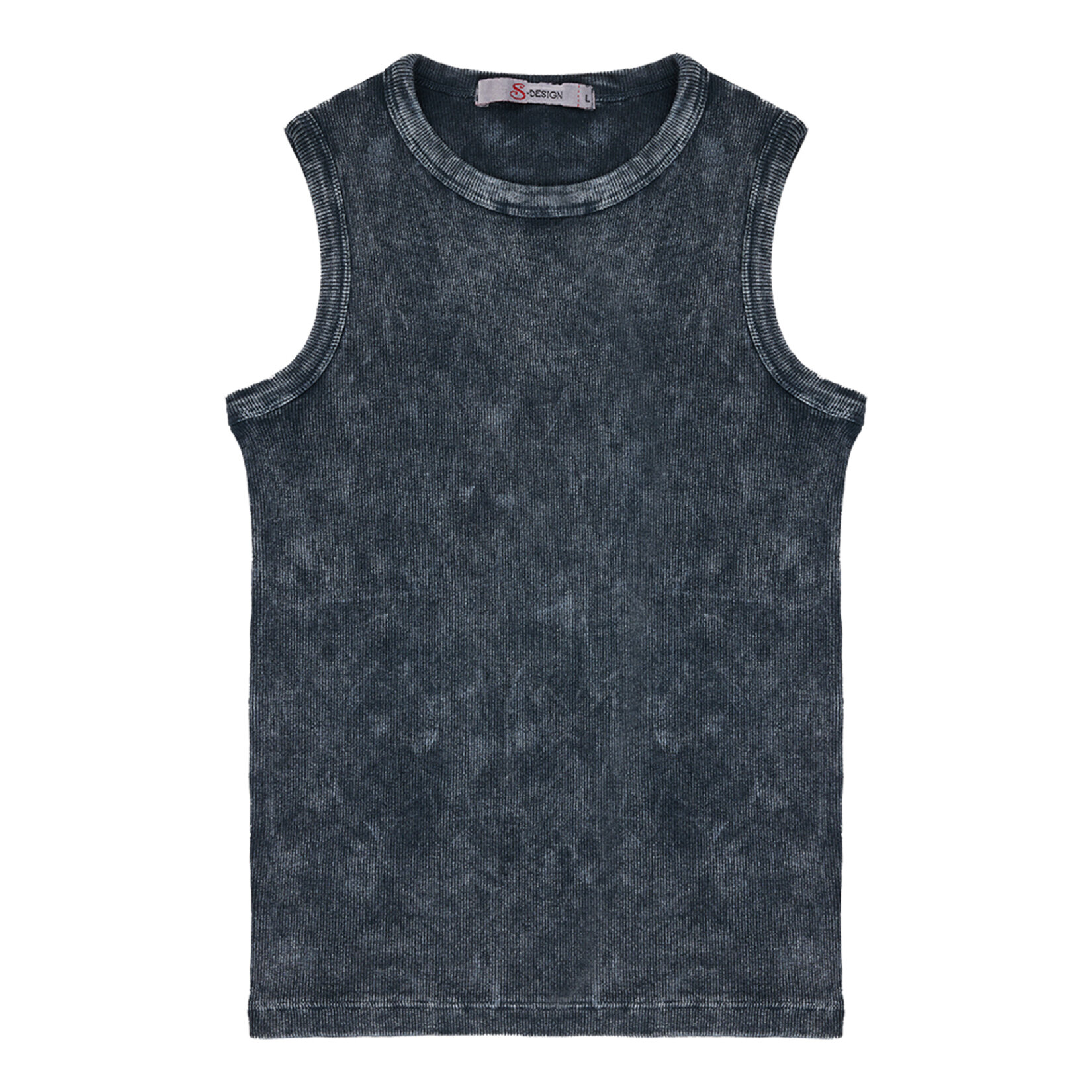 S-Design Kadın Yıkamalı Atlet Gri L 