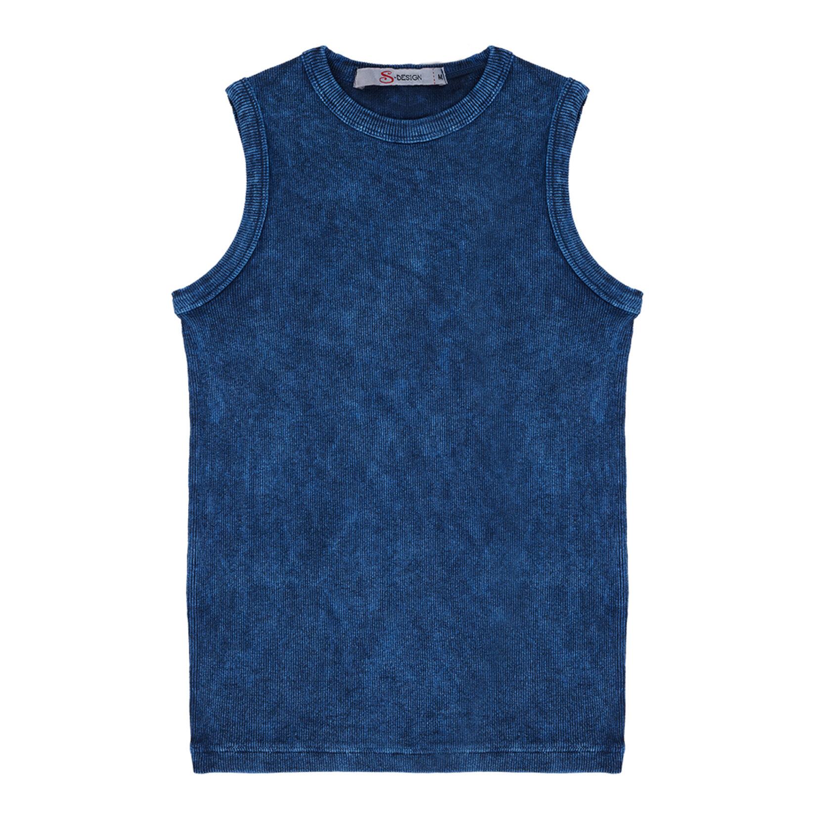 S-Design Kadın Yıkamalı Atlet Lacivert S 