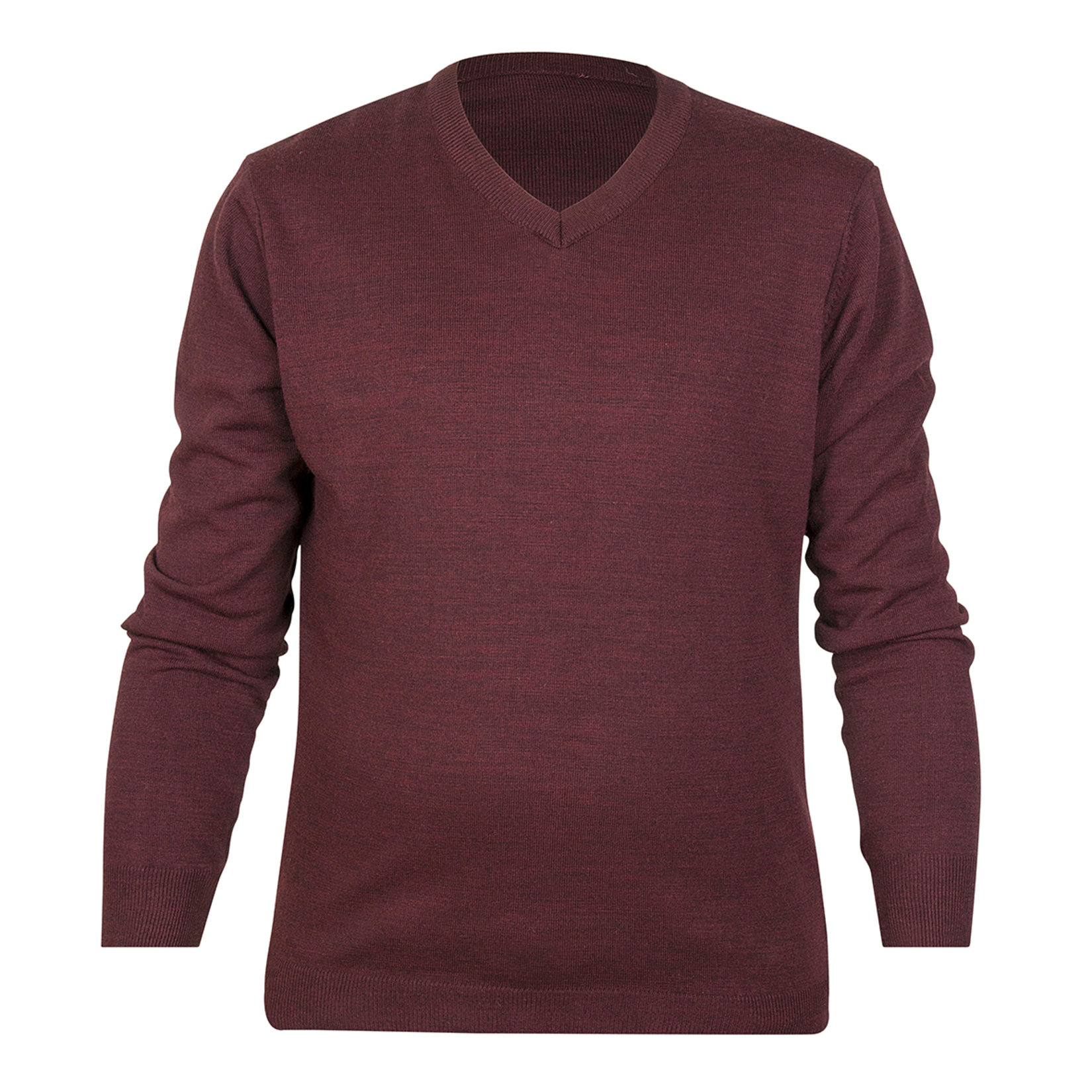 Mhtrend Erkek Kazak V Yaka Bordo M-xxl K19