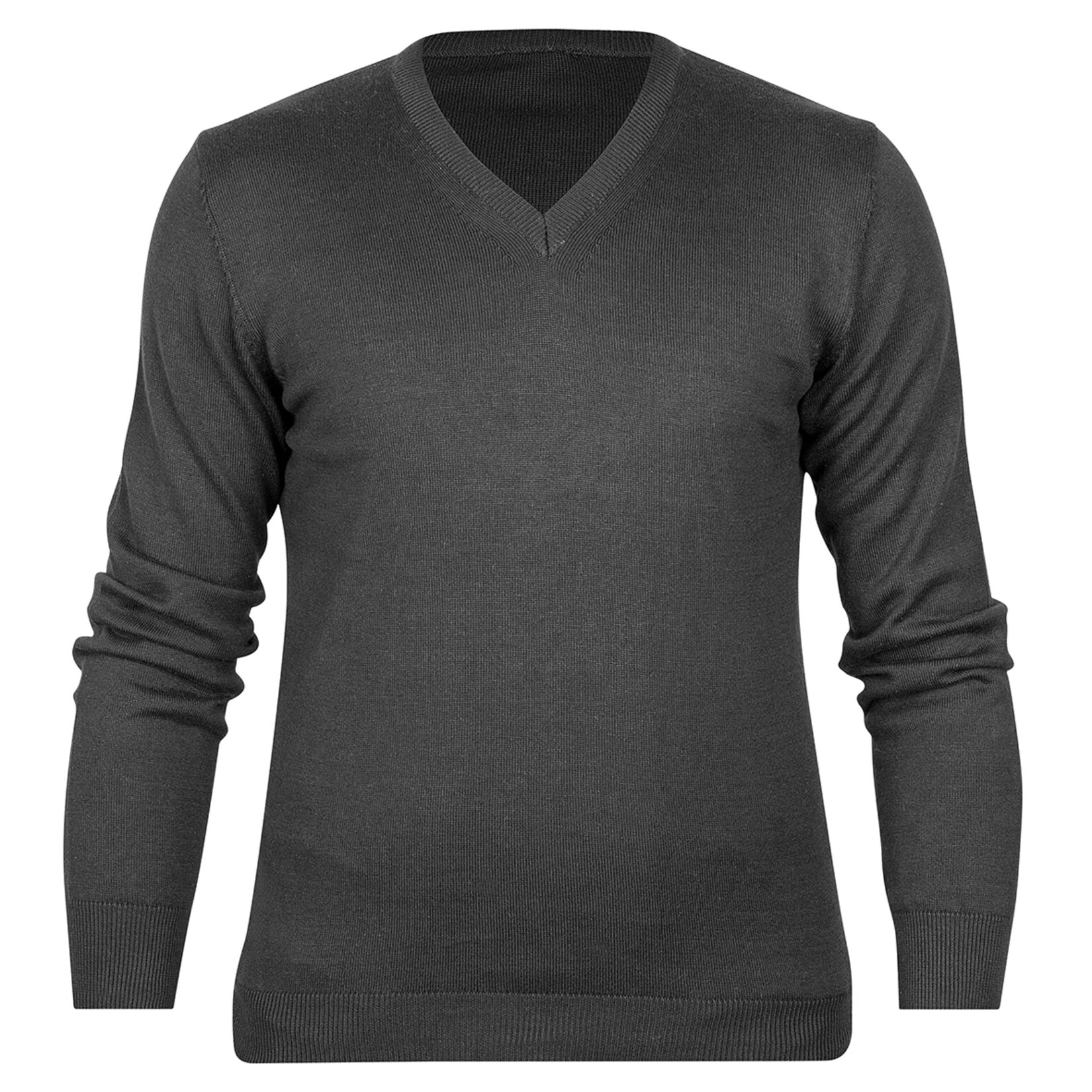 Html Erkek Kazak V Yaka Siyah M - Xxl K19