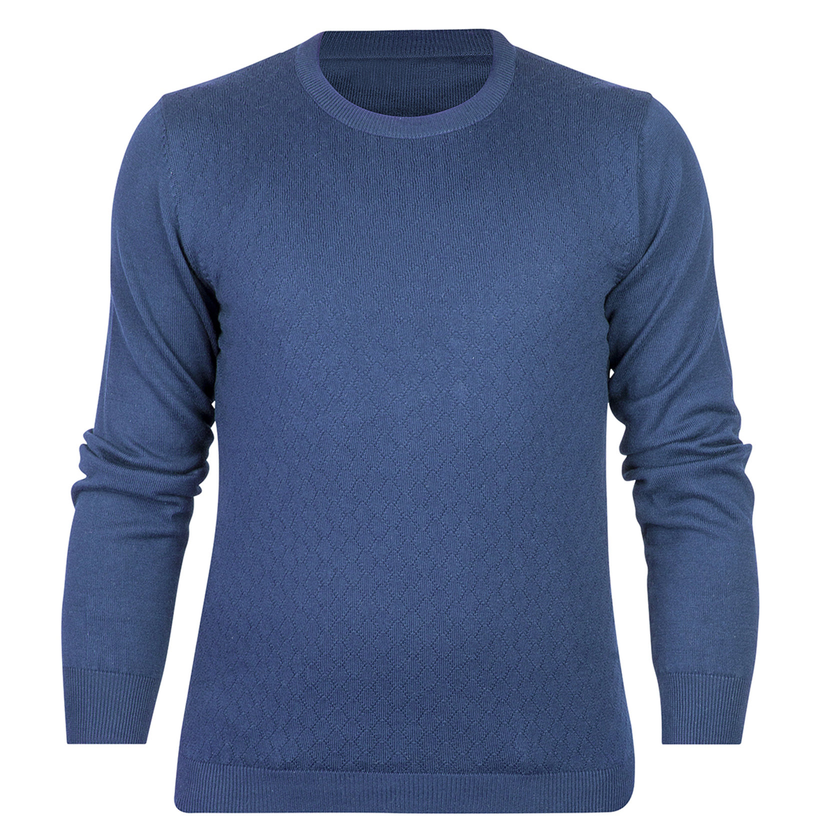 Html Erk Kazak O Yaka Desen Navy M-xxl K19