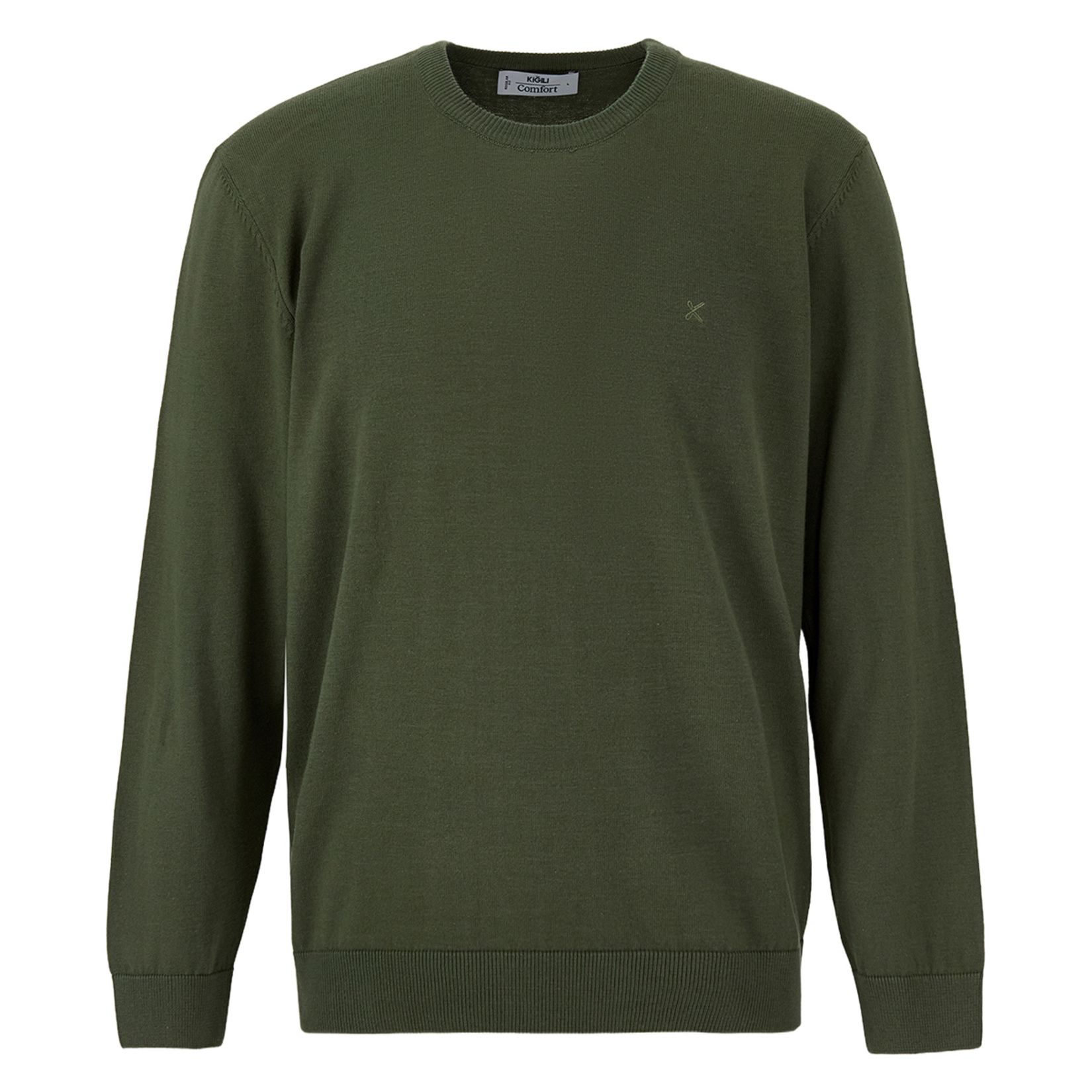 Kiğılı Erkek Bisiklet Yaka Haki Kazak M-L-XL
