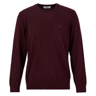 Kiğılı Erkek Bisiklet Yaka Bordo Kazak M-L-XL