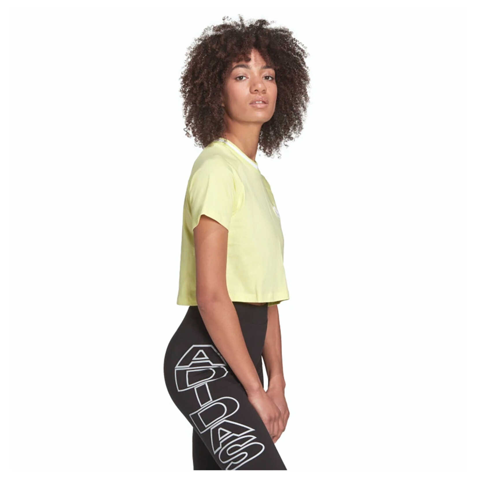 Adidas H20255 Kadın T-Shirt Yeşil 32 - Görsel 3