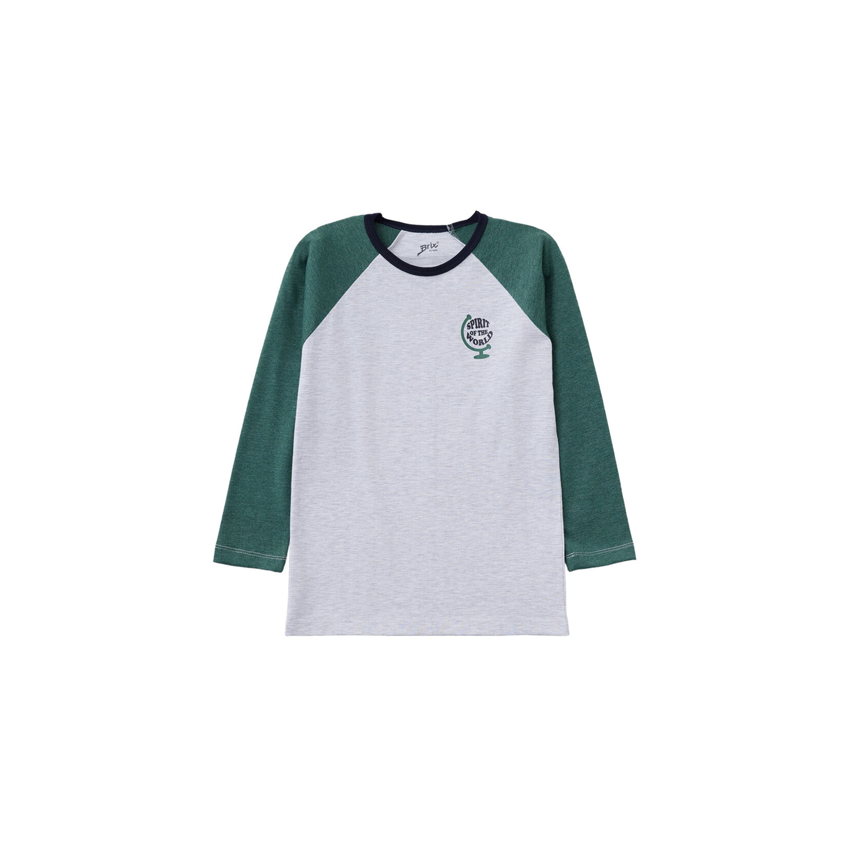 Brix  Erkek Çocuk Uzun Kollu Tshirt Tshirt 5/6 Yaş Yeşil