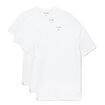 Lacoste TH3374 3'lü Erkek V Yaka T-Shirt Çok Beyaz XL - Görsel 1
