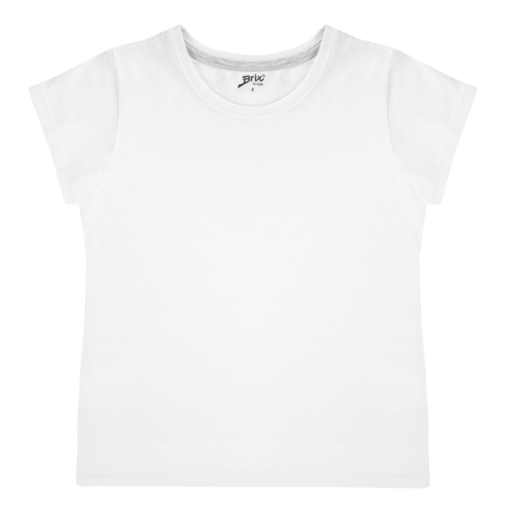 Brix Kız Çocuk Tshirt Beyaz 7-8 Yaş