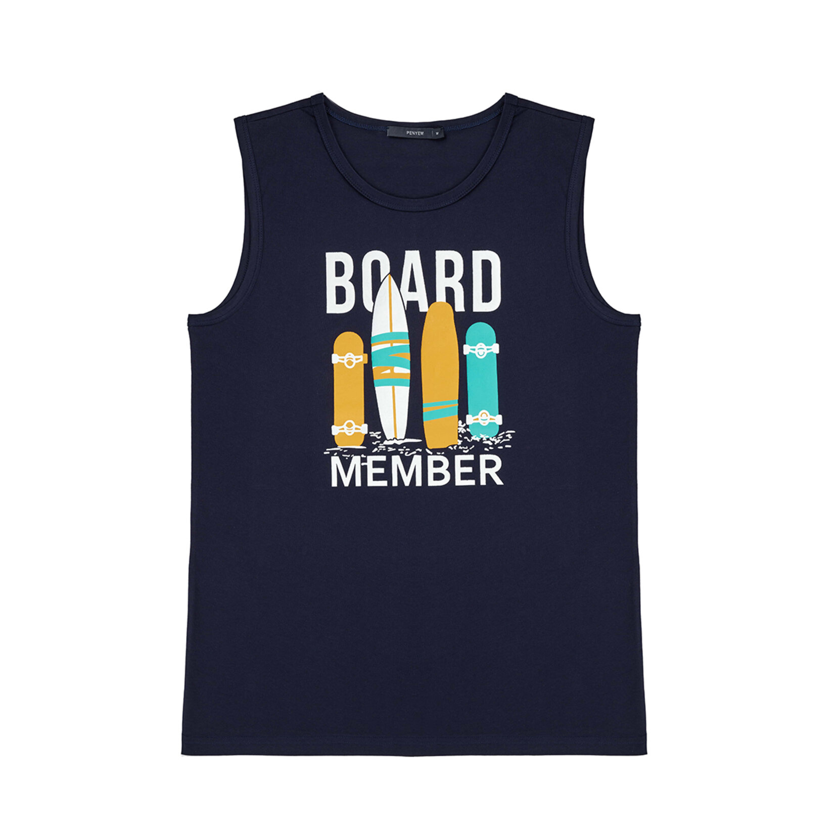 Penyem Erkek Baskılı Atlet Lacivert L 