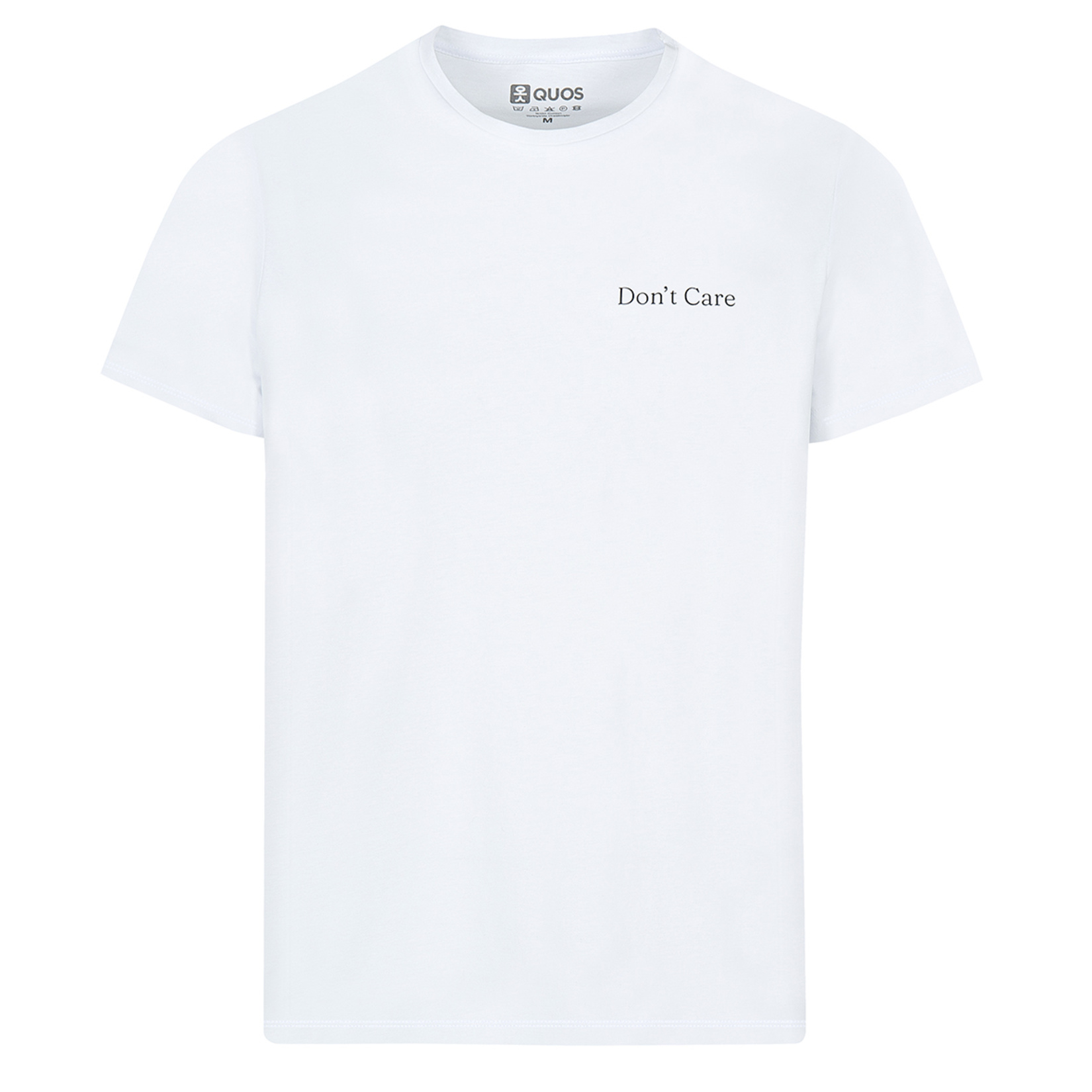 Quos Erkek Beyaz T-shirt Do Not Care L