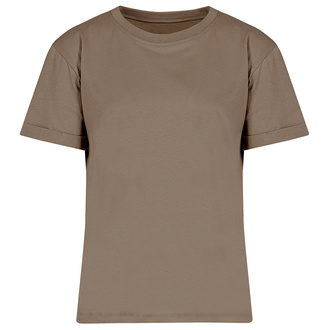 Brix Kadın Süprem Tshirt Koyu Vizon L