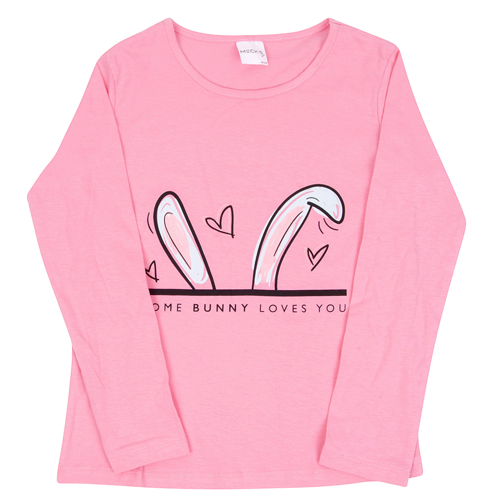 Meck's Uzun Kollu Kız Çocuk Tshirt Y19