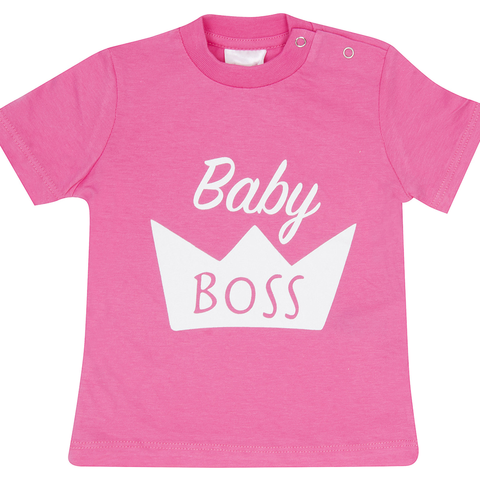 Meck's Baskılı Kız Bebek Tshirt Rose