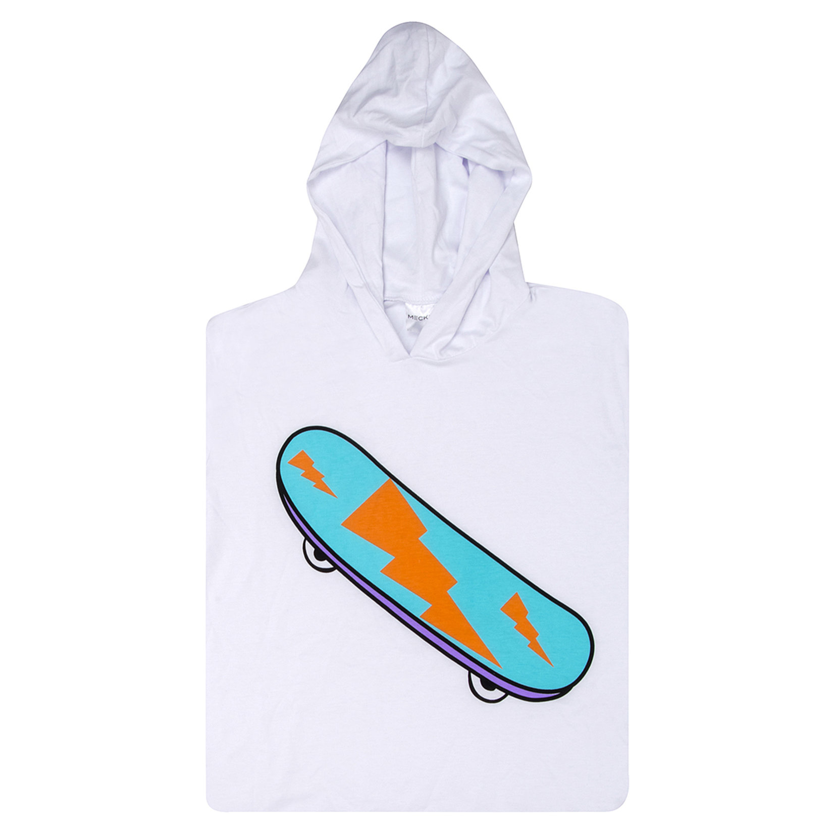 Meck's Kapüşonlu Erkek Çocuk Tshirt Beyaz