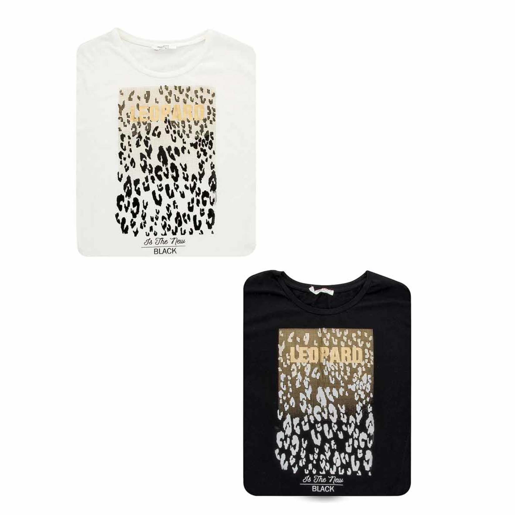 Pepper&Mint Kadın Tshirt Leopar Baskılı