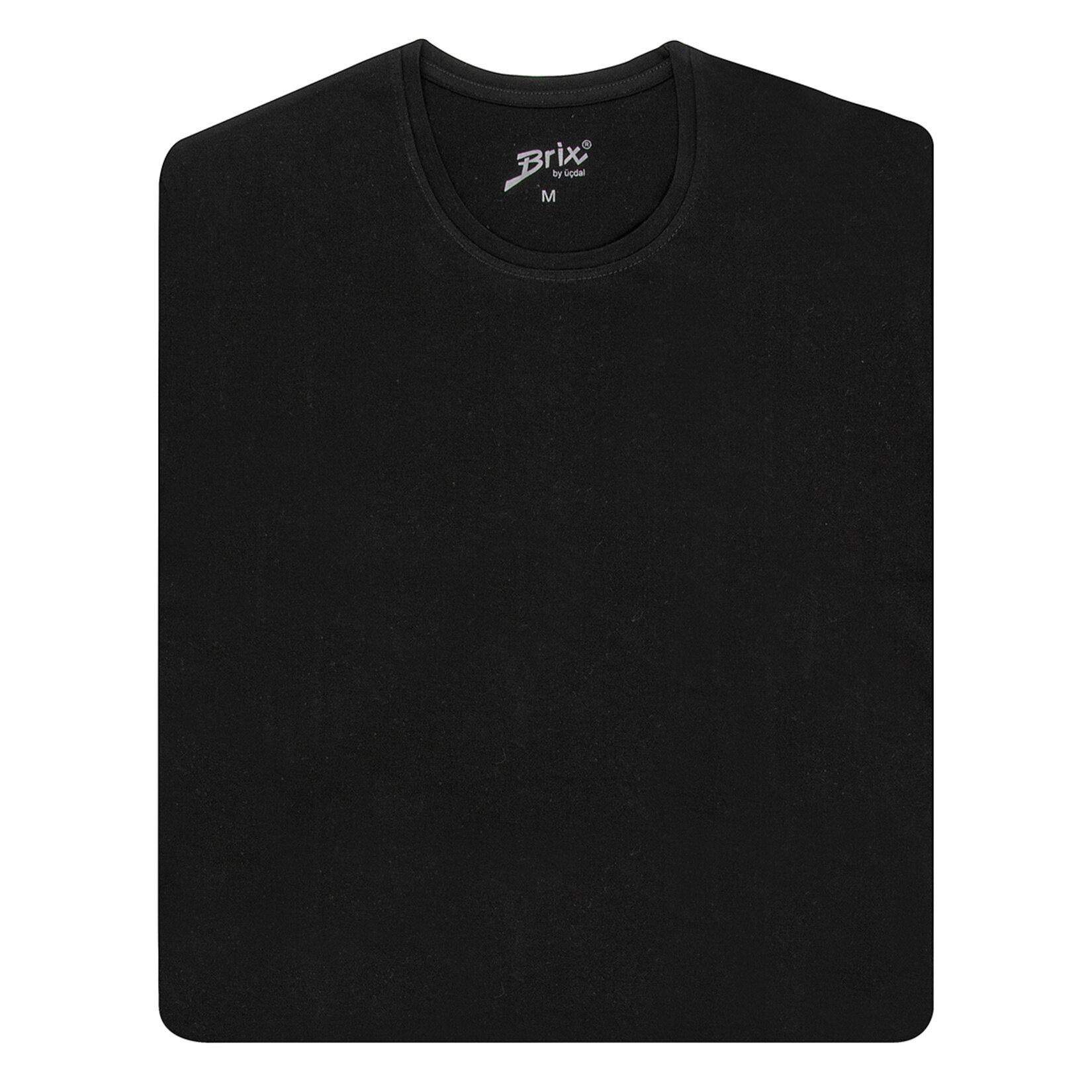 Brix Erkek Basic O Yaka Tshirt Siyah L