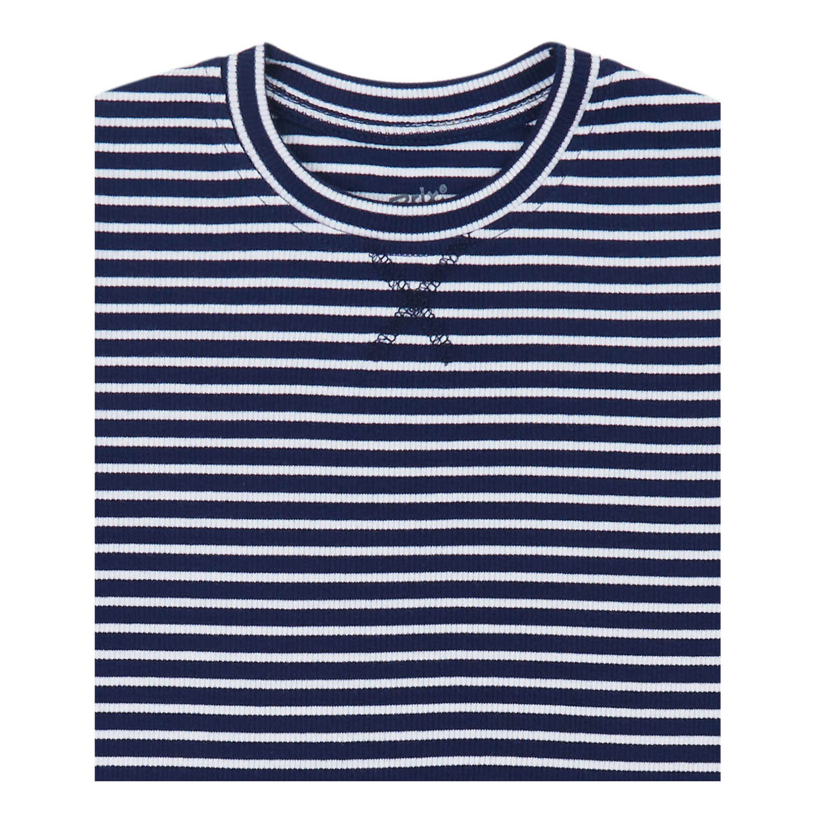 Brix Lacivert Çizgili Uzun Kollu Tshirt 3-12 Yaş