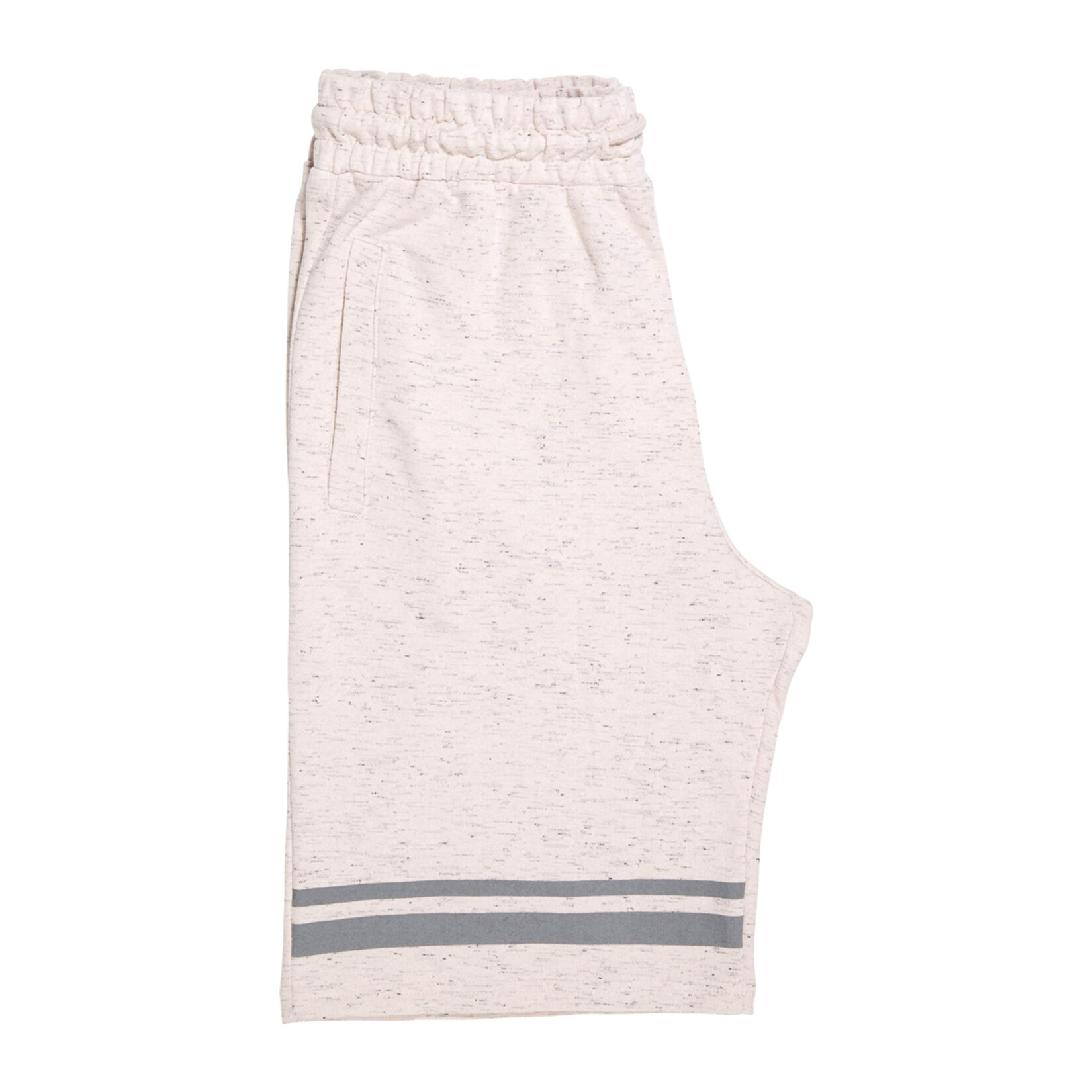 Nap Erkek Şerit Baskılı Şort Gül Kurusu L 