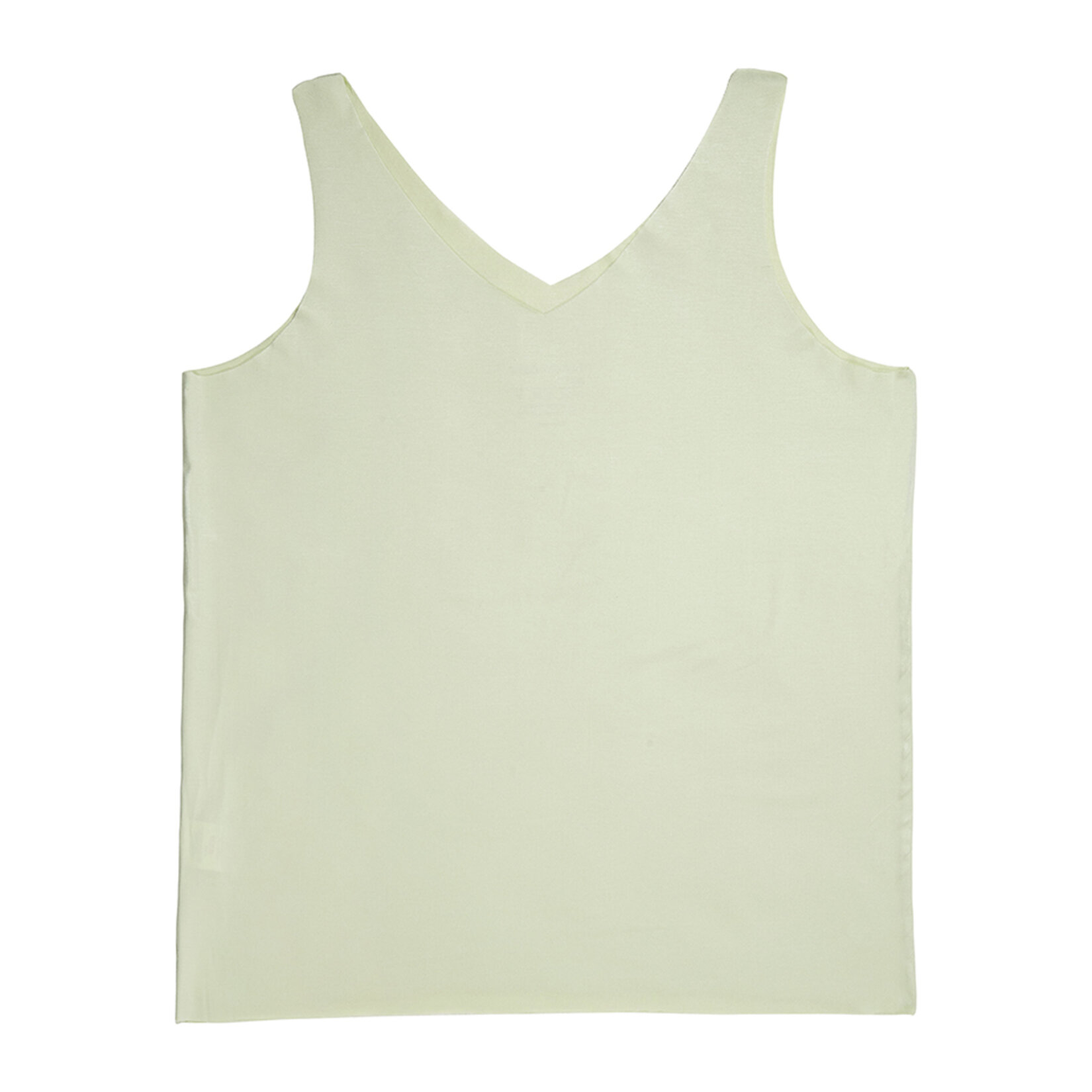 Nap Kadın Viskon V Yaka  Atlet Açık Yeşil XL 