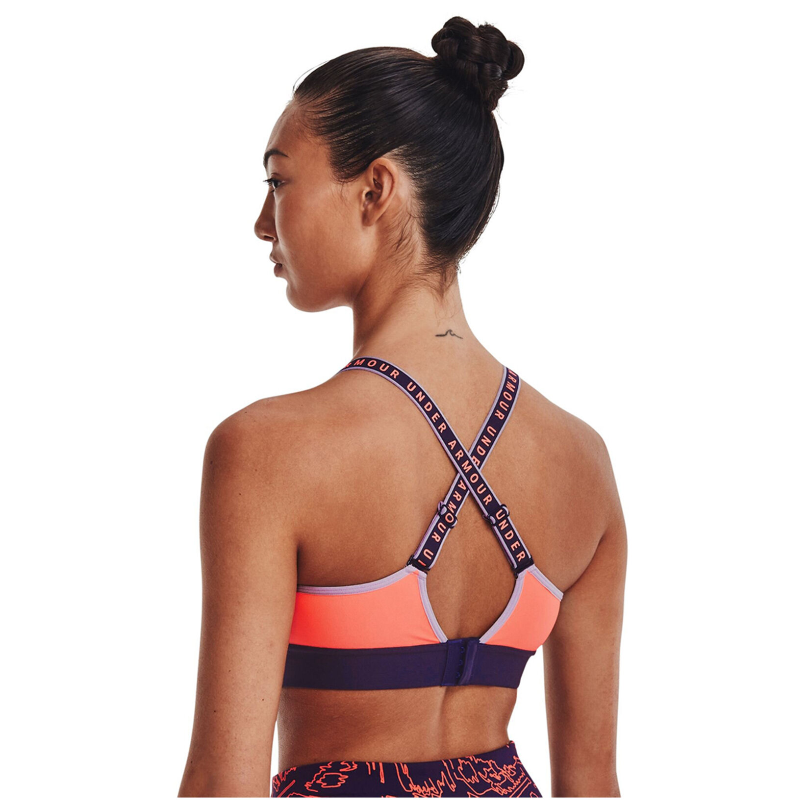 Under Armour 1370062-824 Kadın Bustiyer Pembe XL - Görsel 4