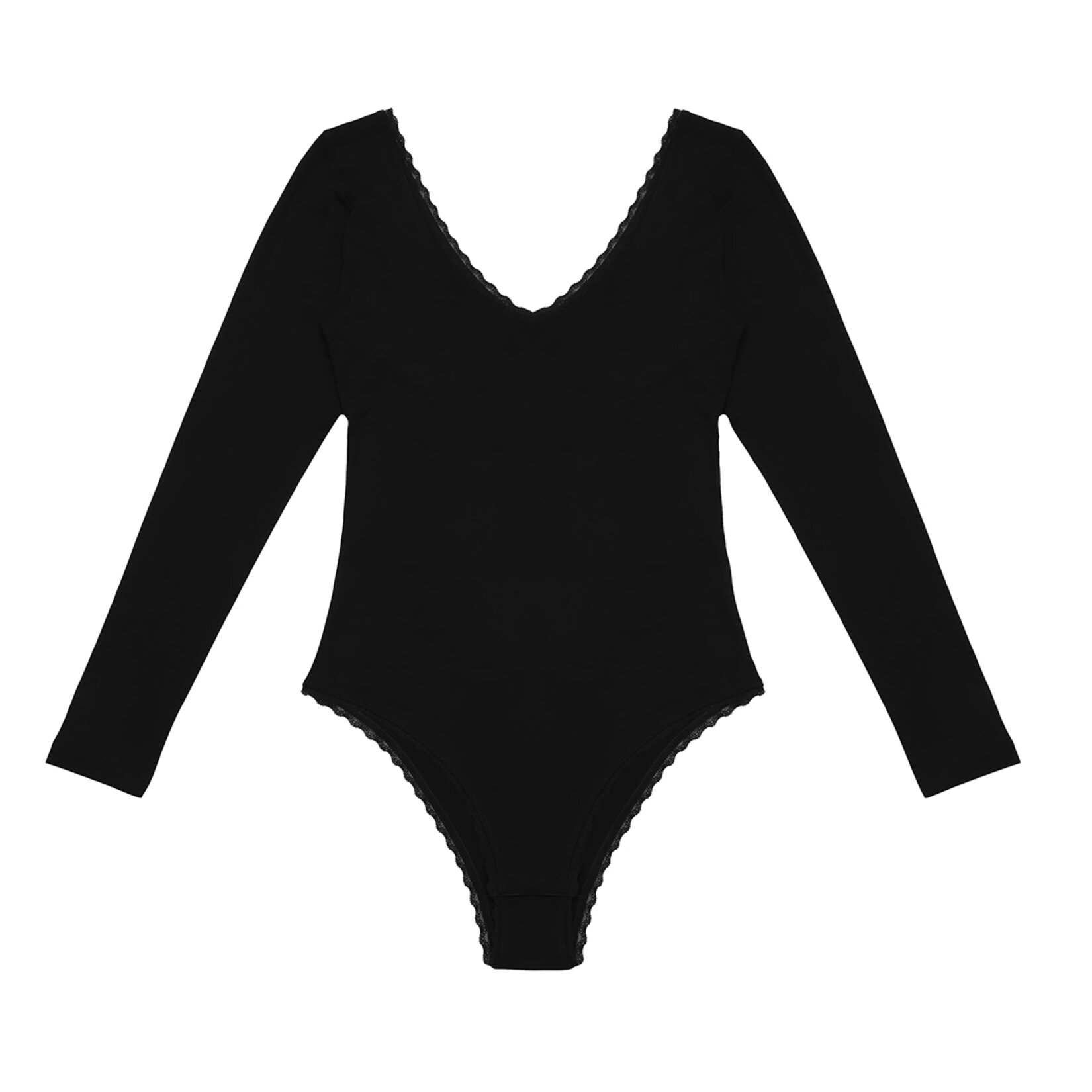 Brix Kadın Viskon Dantelli Body Siyah M 