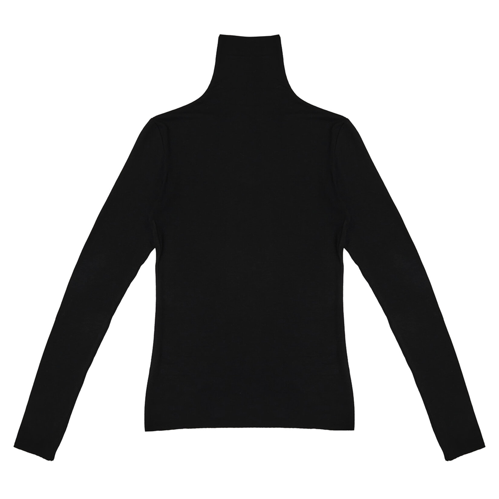 Brix Kadın Viskon Dik Yaka Tshirt Siyah XL 