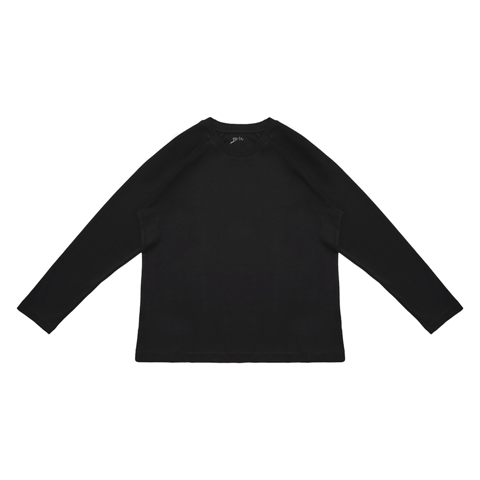 Brix Erkek Reglan İnterlok Uzun Kollu Siyah  XXL 