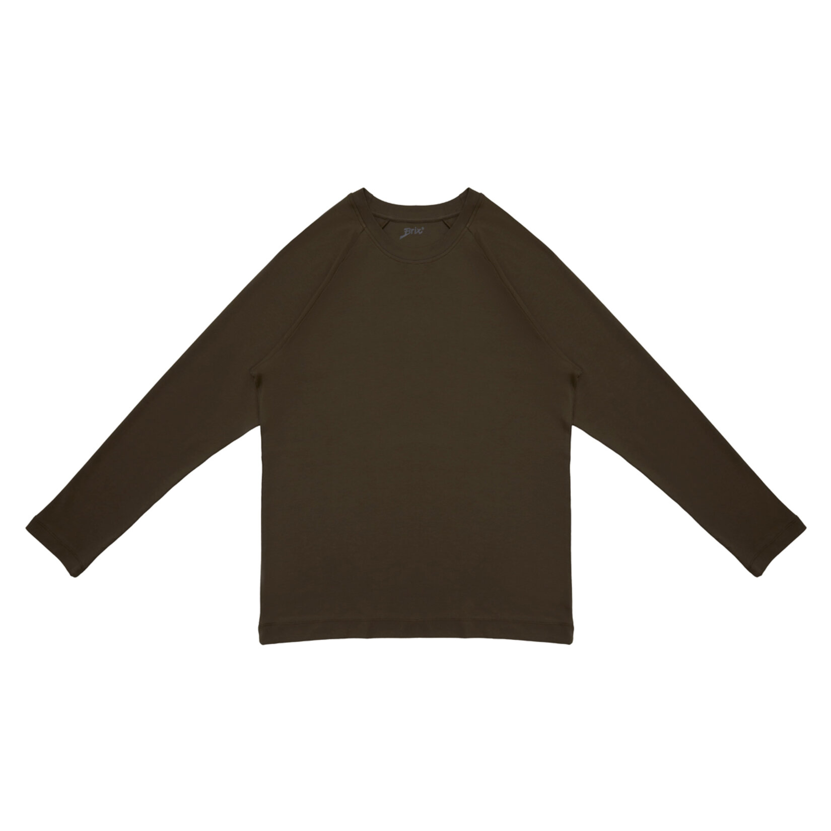 Brix Erkek Reglan İnterlok Uzun Kollu Haki XL 