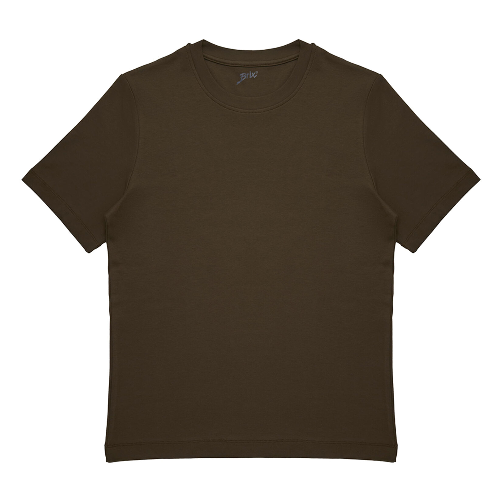 Brix Erkek İnterlok Kısakol T-Shirt Haki L 