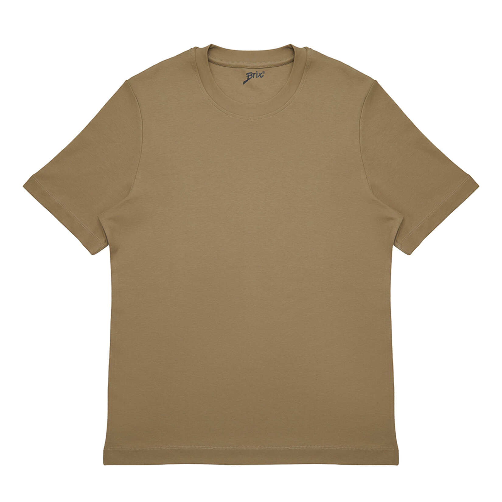 Brix Erkek İnterlok Kısakol T-Shirt Bej M 