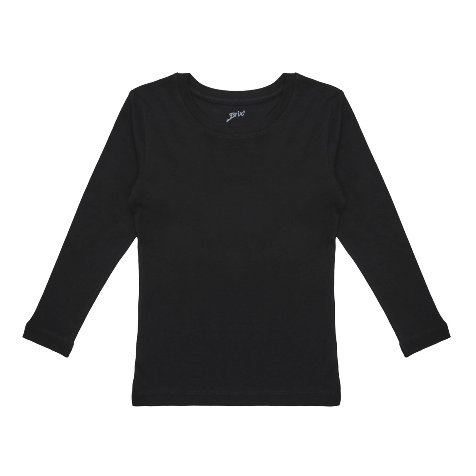 Brix Erkek Çocuk Ribana Uzun Kollu T-Shirt Siyah 5-6 
