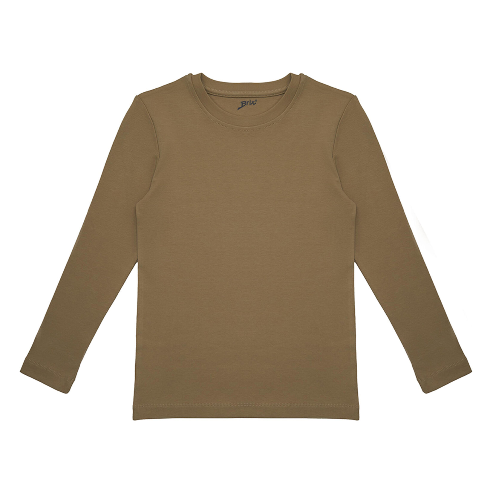 Brix Erkek Çocuk İnterlok  Uzun Kollu T-Shirt Bej 7-8 