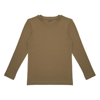 Brix Erkek Çocuk İnterlok  Uzun Kollu T-Shirt Bej Z9-10