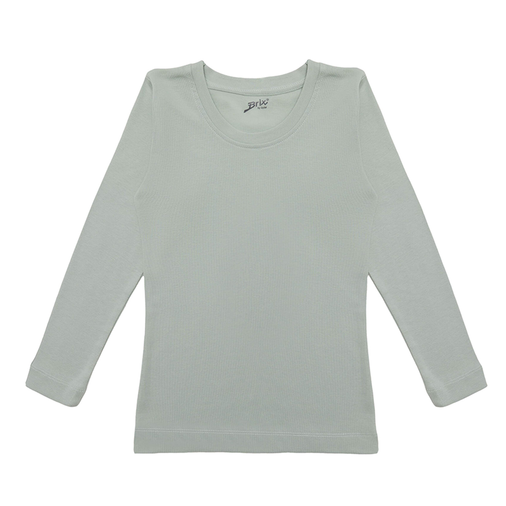 Brix Kız Çocuk Ribana Uzun Kollu T-Shirt Yeşil 9-10