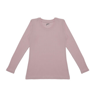 Brix Kız Çocuk Ribana Uzun Kollu T-Shirt Pembe 3-4