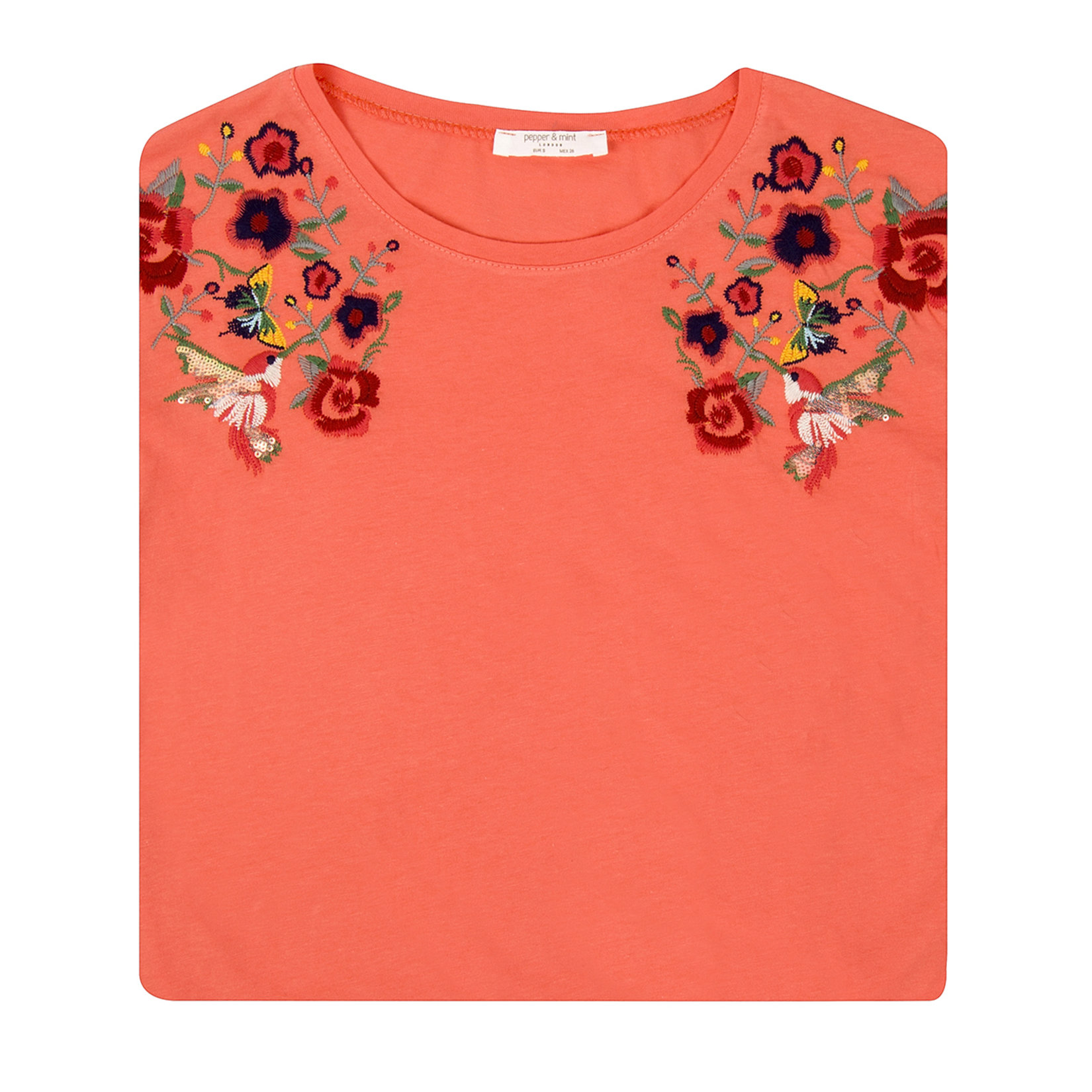 Pepper&mint Nakış Baskılı Kadın Tshirt Y18