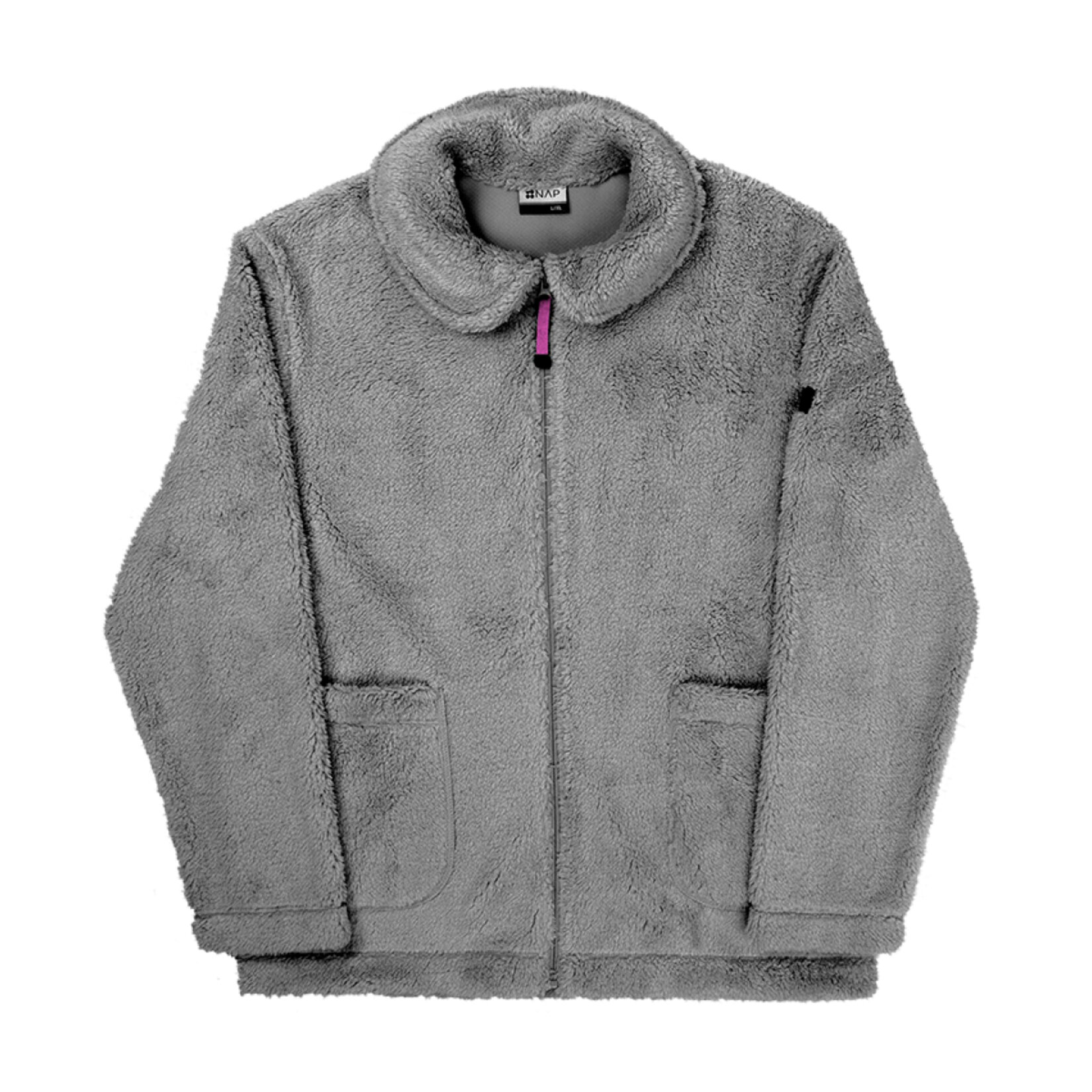 Nap Kadın Suni Yün Fermuarlı Ceket S/M- L/XL - Görsel 1