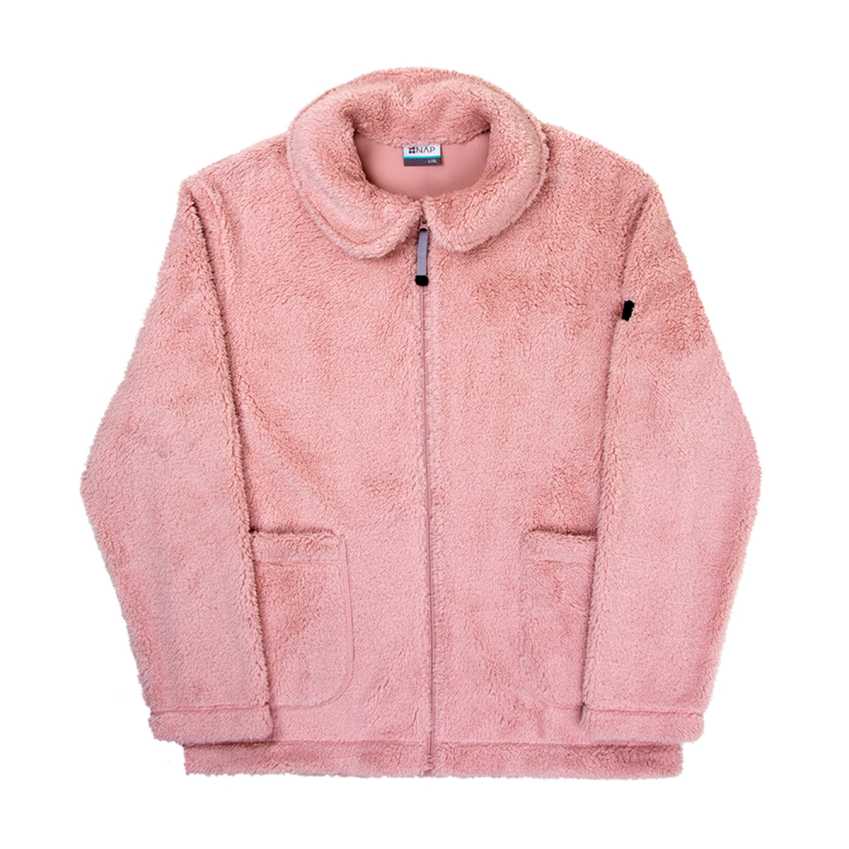 Nap Kadın Suni Yün Fermuarlı Ceket S/M- L/XL - Görsel 2