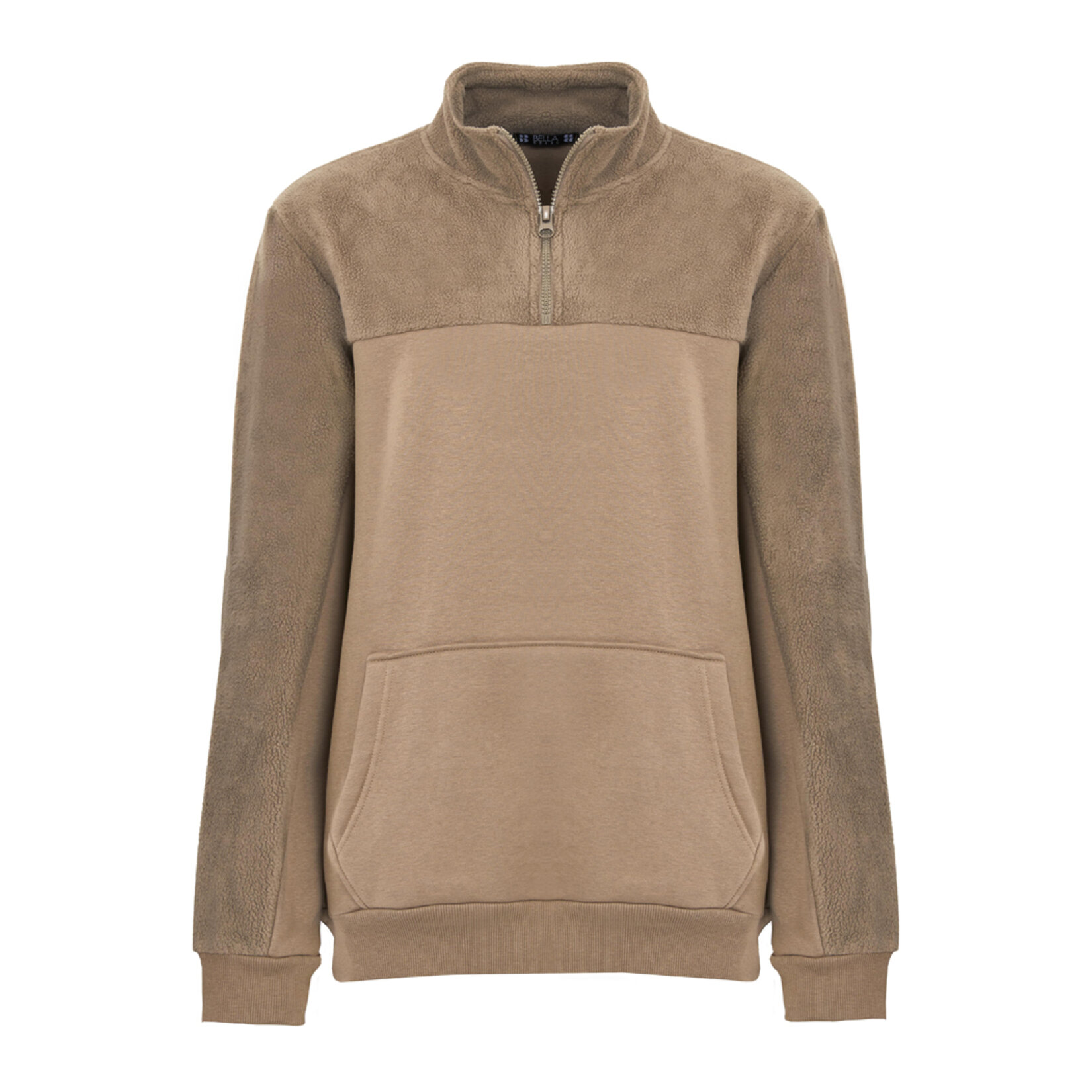 Bella Dossi Erkek Yarım Fermuarlı Polar Sweat Vizon L 