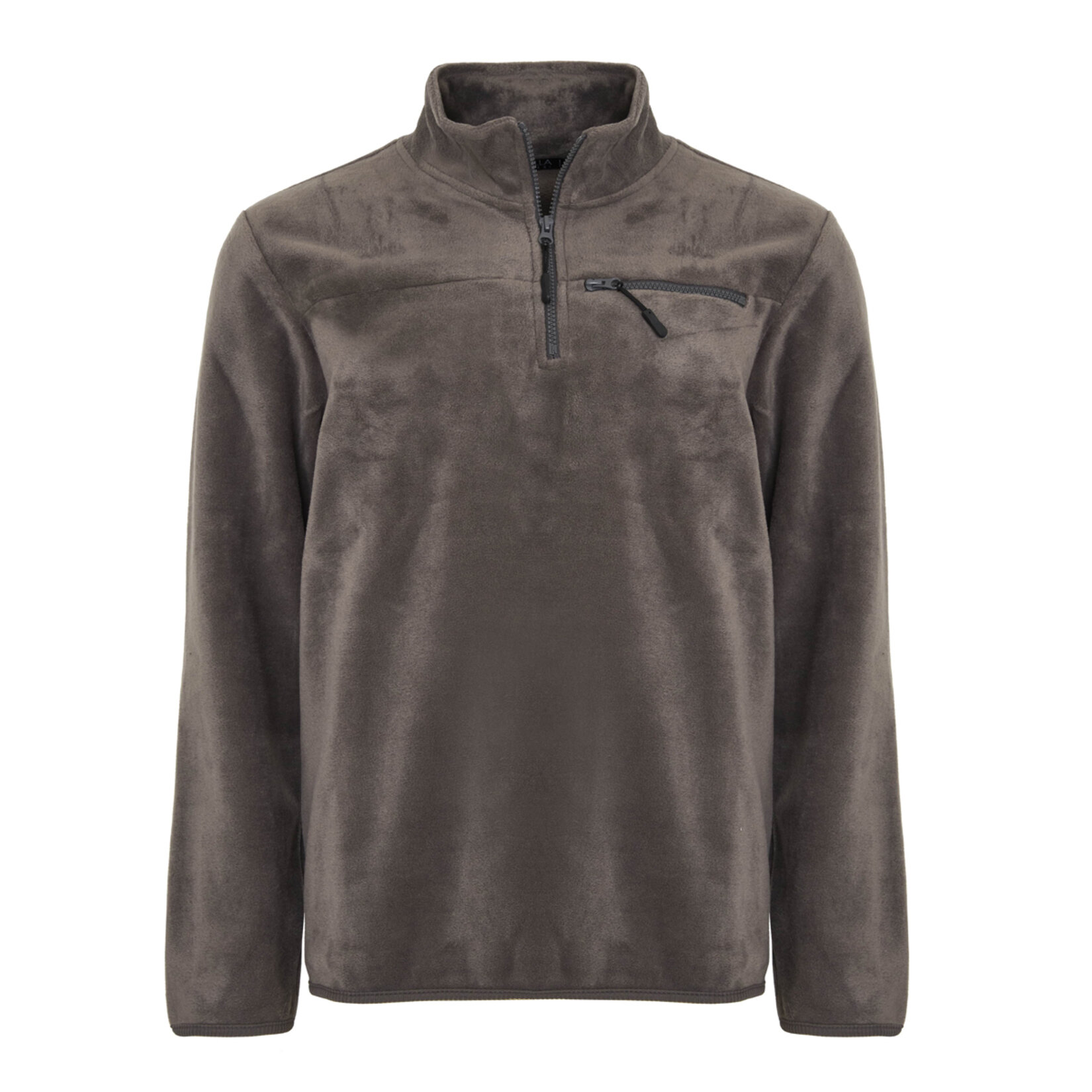 Bella Dossi Polar Erkek Yarım Fermuar Sweat Açık Füme L 