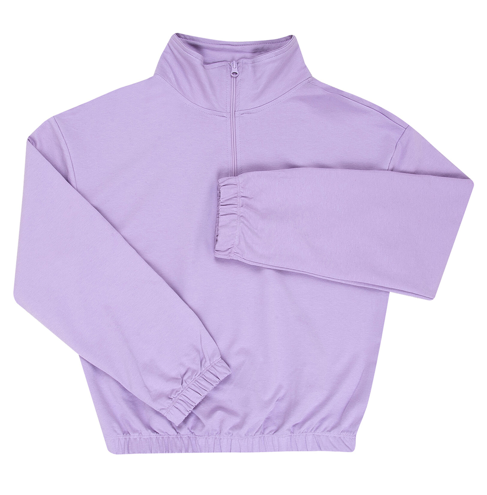Bella Dossi Yarım Fermuarlı Kadın Sweat Lila L