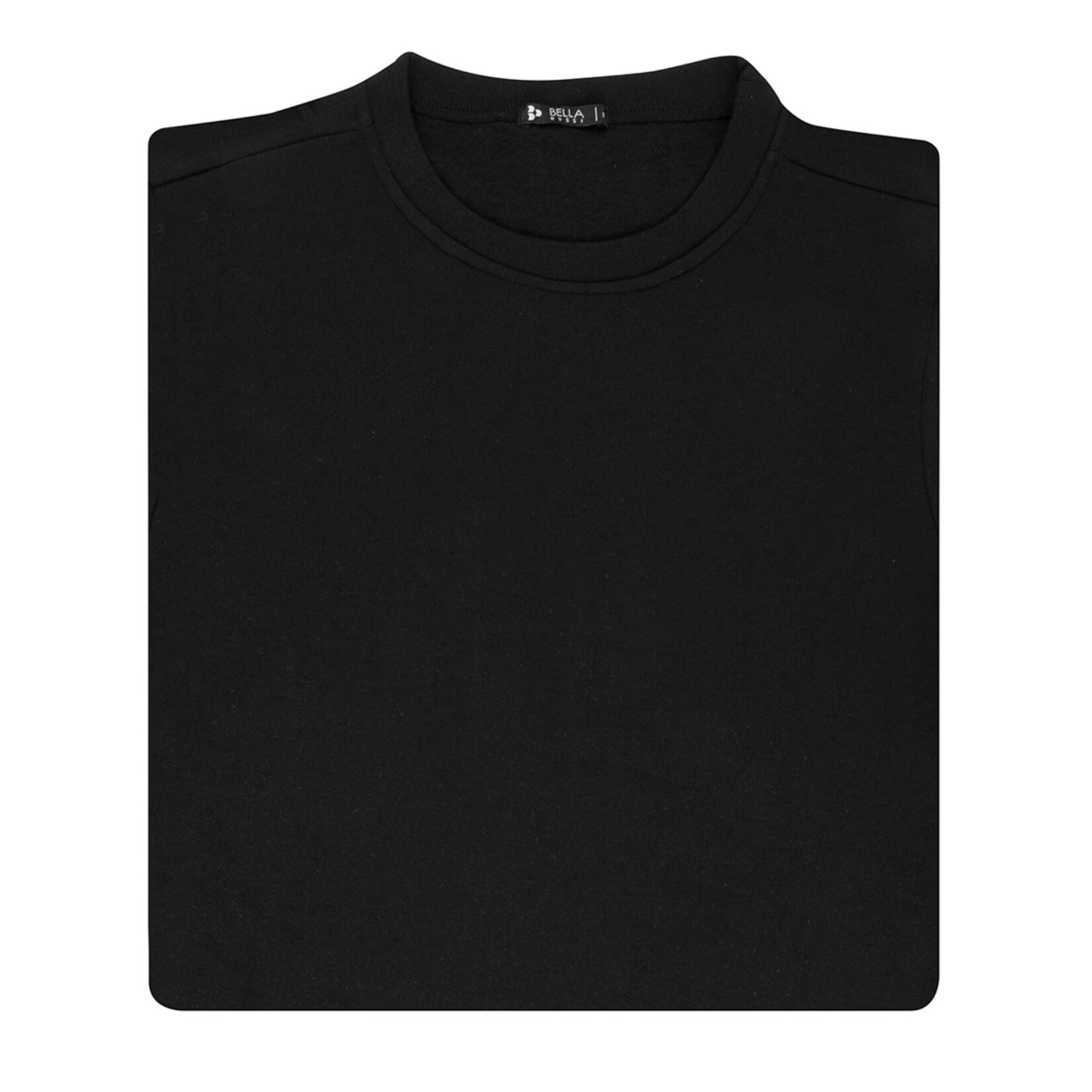 Bella Dossi Siyah Erkek Bisiklet Yaka Swetshirt L