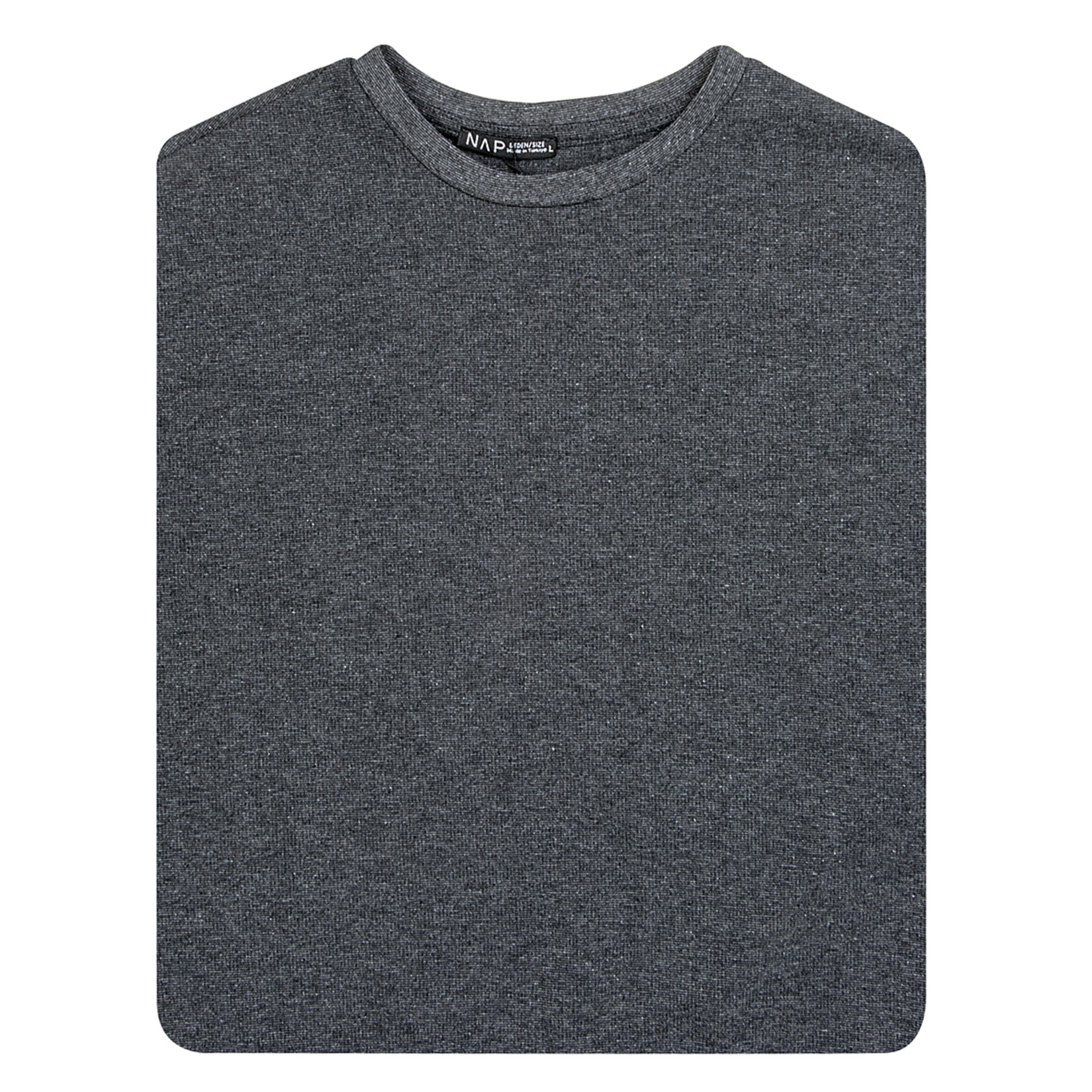 Nap Kadın Çelik İnterlok Bisiklet Yaka Sweat S Antrasit 