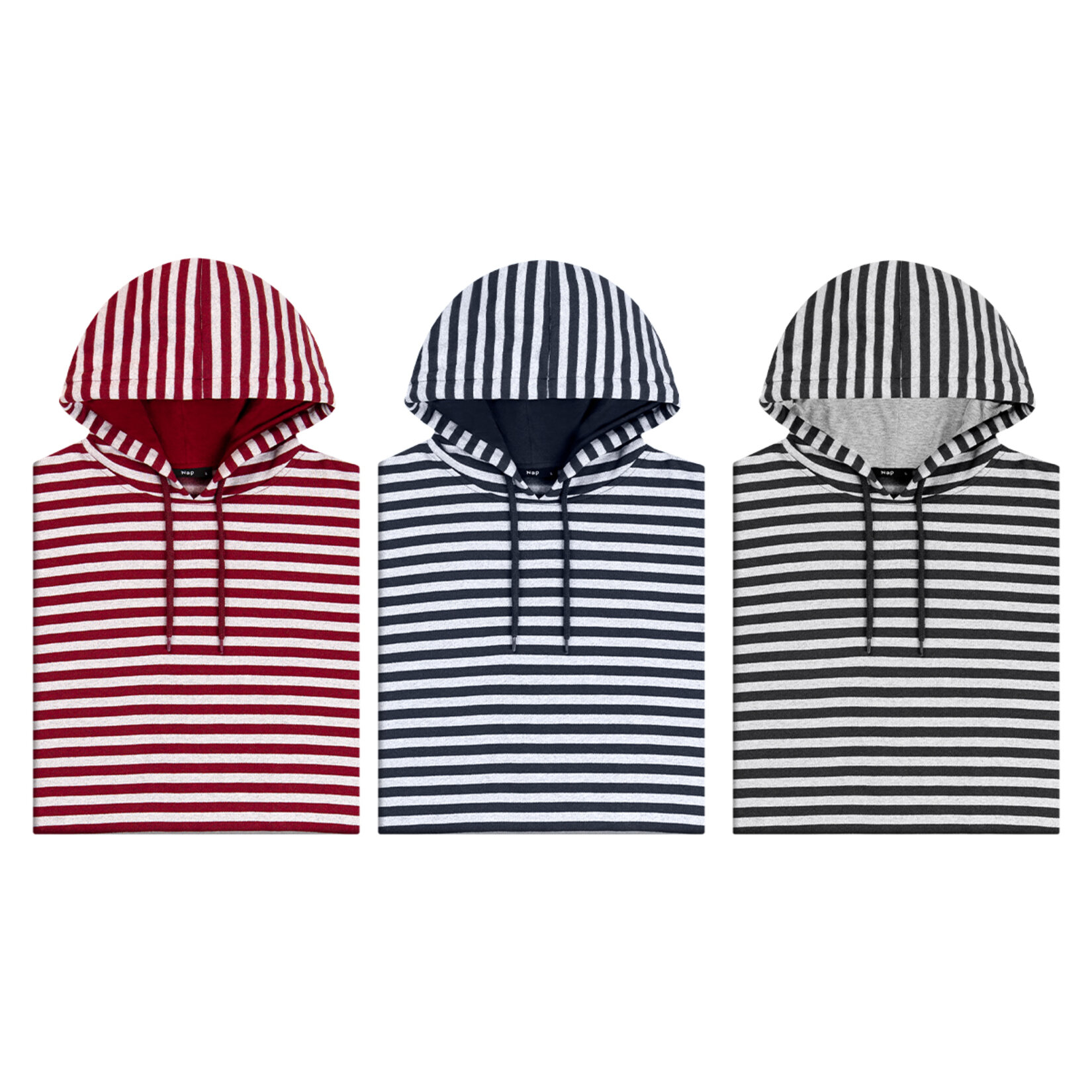 Nap Erkek Recycle Çizgili Şardonlu Sweat