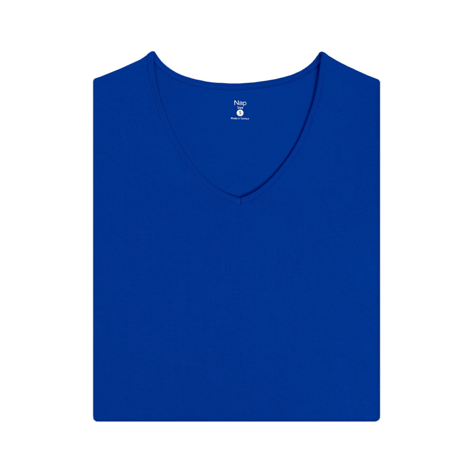 Nap Kadın Viskon V Yaka Uzun Kol Tshirt - Görsel 2